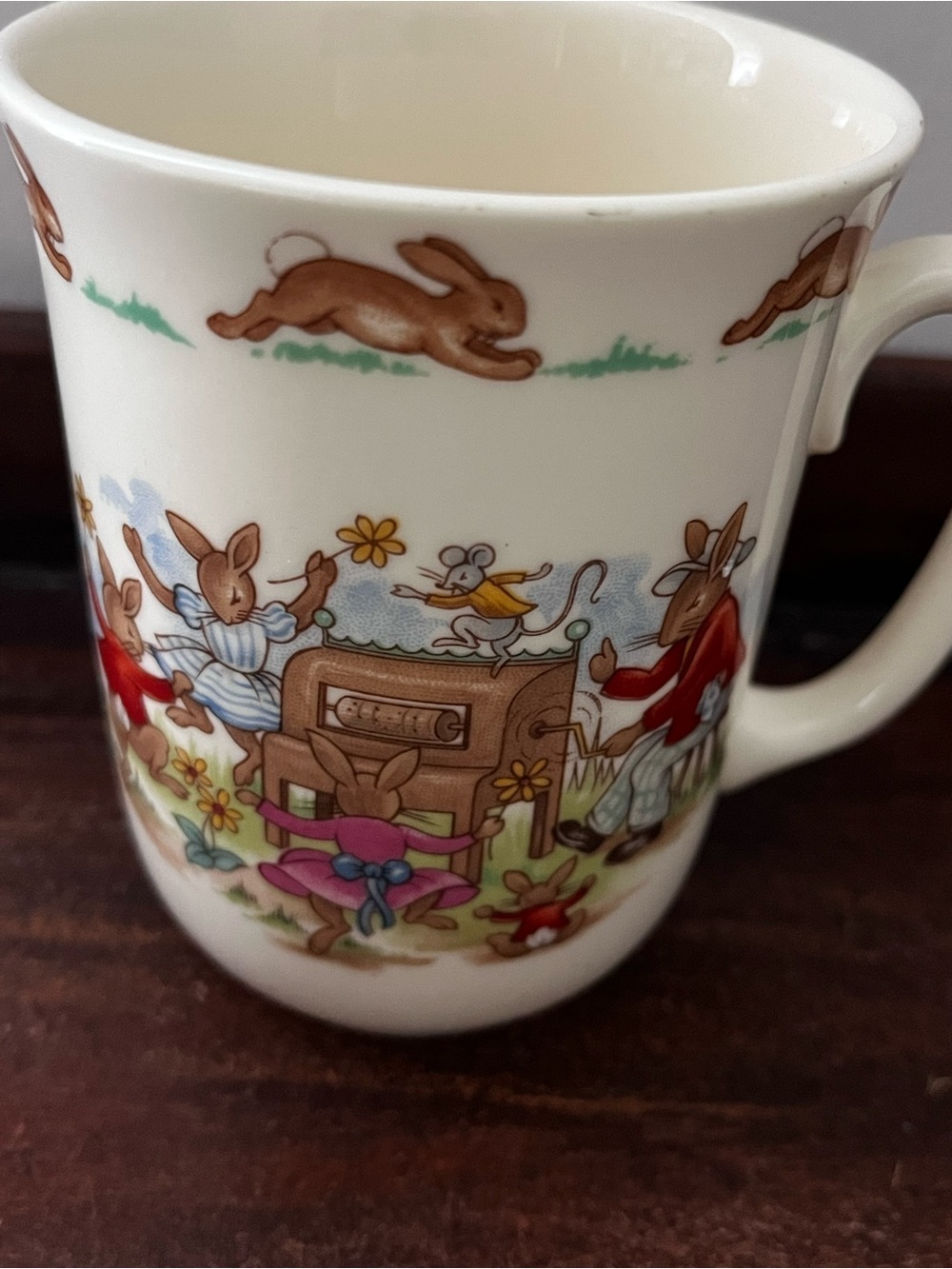 Vintage Royal Doulton English Fine Bone China Bunnykins Coffee Tea Cup Mug
